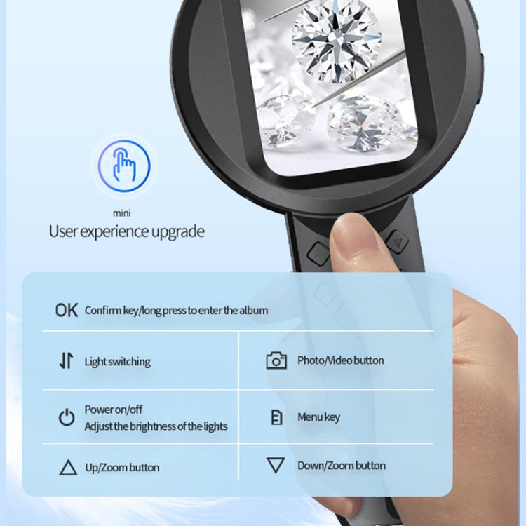 2.8 inch IPS Screen Industrial Handheld Digital Microscope(Black) - free shipping - PMc TechLife - Order now!