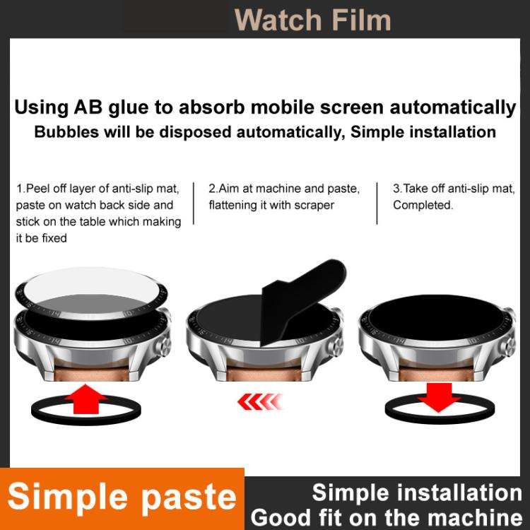 For OPPO Watch X2 Mini imak Plexiglass HD Watch Protective Film(White) - free shipping - PMc TechLife - Order now!