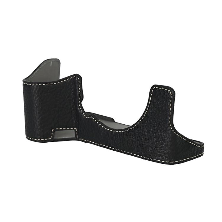 For Sony ILCE7RM5 / A7R5 Litchi Texture PU Leather Camera Half Case Base(Black) - free shipping - PMC TechLife - Order now!