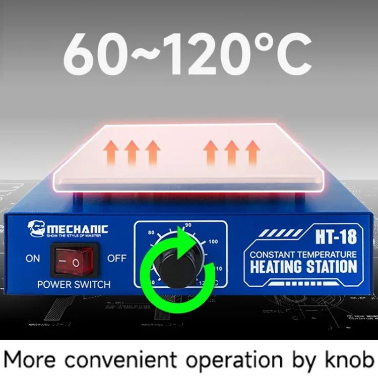 Mechanic HT-18 Intelligent Numerical Control Thermostatic Heating Platform, Plug:EU Plug - free shipping - PMC TechLife - Order now!