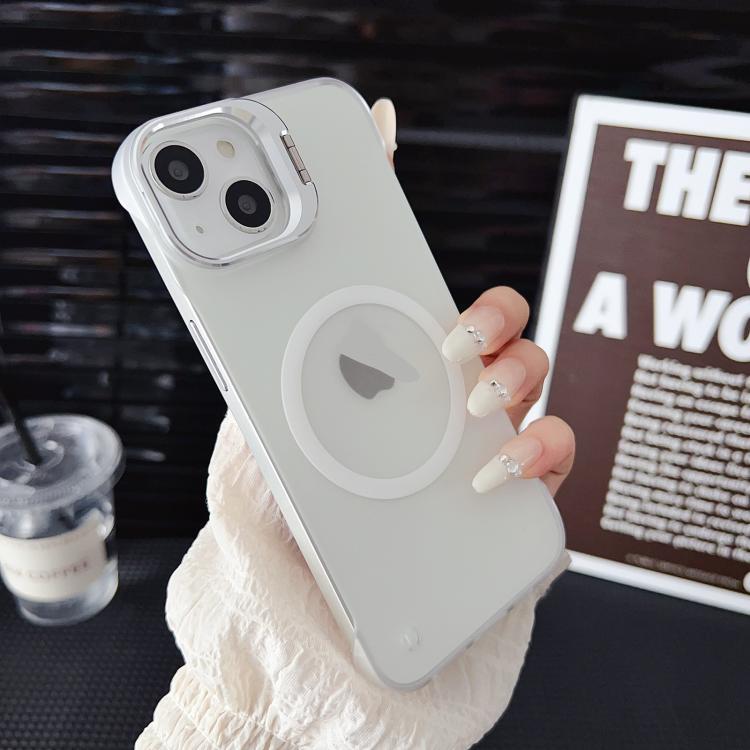 For iPhone 14 / 13 Ultra-thin Transparent MagSafe Magnetic Frameless Lens Holder Phone Case - free shipping - PMC TechLife - Order now!