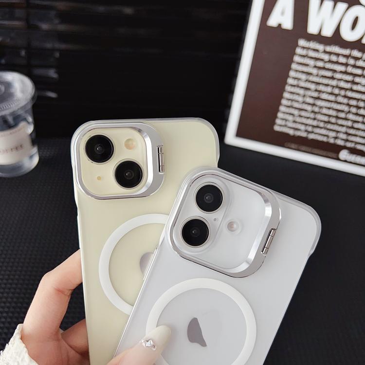 For iPhone 15 Pro Max Ultra-thin Transparent MagSafe Magnetic Frameless Lens Holder Phone Case - free shipping - PMC TechLife - Order now!