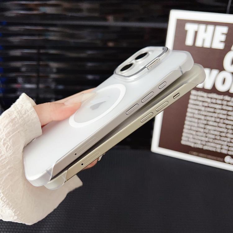 For iPhone 15 Ultra-thin Transparent MagSafe Magnetic Frameless Lens Holder Phone Case - free shipping - PMC TechLife - Order now!