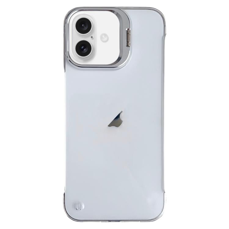 For iPhone 16 Ultra-thin Transparent Frameless Lens Holder Phone Case - free shipping - PMC TechLife - Order now!