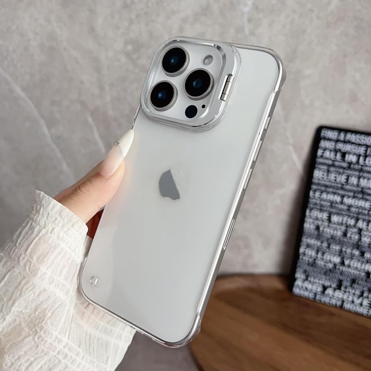 For iPhone 16 Pro Ultra-thin Transparent Frameless Lens Holder Phone Case - free shipping - PMC TechLife - Order now!
