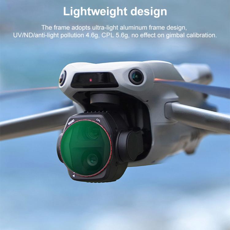 For DJI Air 3S BRDRC Camera Lens Filter, Filter:NIGHT - free shipping - PMC TechLife - Order now!