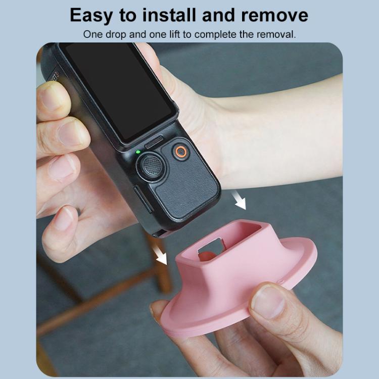 For DJI OSMO Pocket 3 BRDRC Silicone Desktop Base Bracket(Blue) - free shipping - PMC TechLife - Order now!
