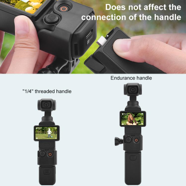 For DJI OSMO Pocket 3 BRDRC Protection Frame Adapter Base, Type:Frame + Backpack Clip - free shipping - PMC TechLife - Order now!