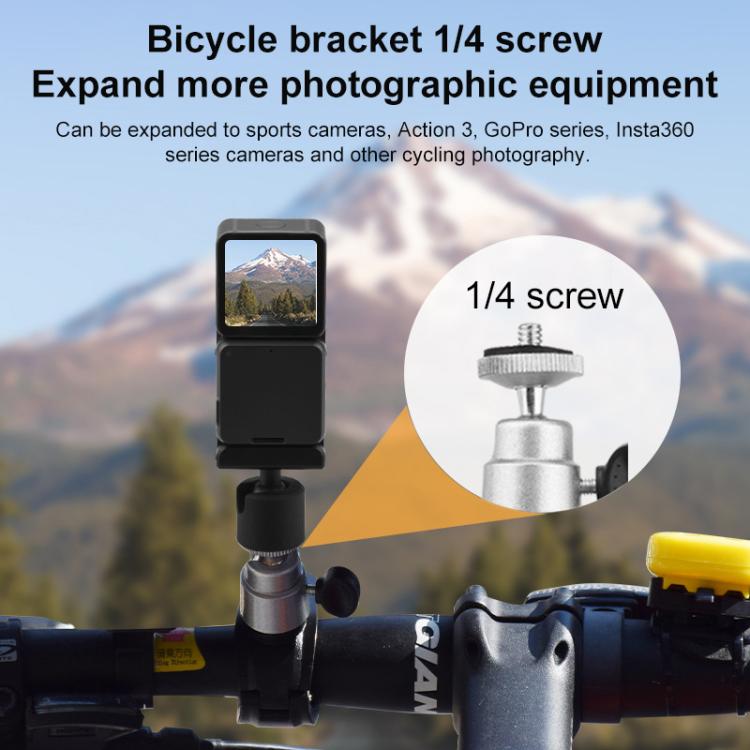 For DJI RC / RC 2 BRDRC Drone Remote Control Adapter Base Bicycle Holder(Black Silver) - free shipping - PMC TechLife - Order now!