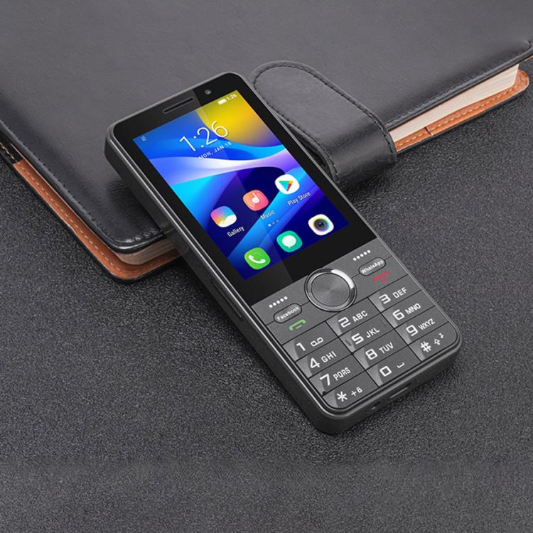 UNIWA XS24 Keypad Phone, 2GB+16GB, 3.5 inch Android 8.1 Mediatek MT6737M Quad Core, Flashlights, Network: 4G, Support Google Store, Plug:EU Plug(Black) - free shipping - PMc TechLife - Order now!
