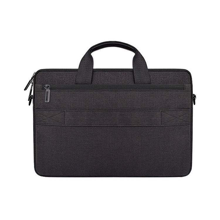 ST08 Handheld Briefcase Carrying Storage Bag with Shoulder Strap for 15.4 inch Laptop(Black) - 15 inch by PMC Jewellery | Online Shopping South Africa | PMC Jewellery | Buy Now Pay Later Mobicred