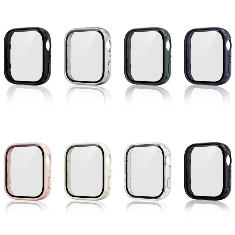 For Huawei Watch Fit 4 Tempered Film Integrated PC Watch Protective Case(Silver) - Watch Cases by PMC TechLife | Online Shopping South Africa | PMC TechLife | Buy Now Pay Later Mobicred