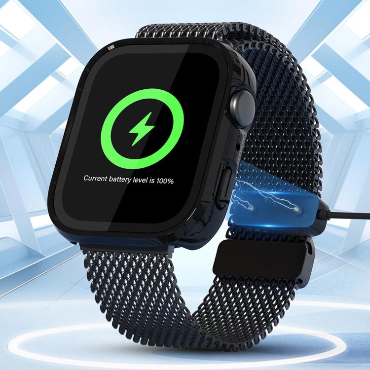For Huawei Watch Fit 4 Pro Tempered Film Integrated PC Watch Protective Case(Black) - Watch Cases by PMC TechLife | Online Shopping South Africa | PMC TechLife | Buy Now Pay Later Mobicred