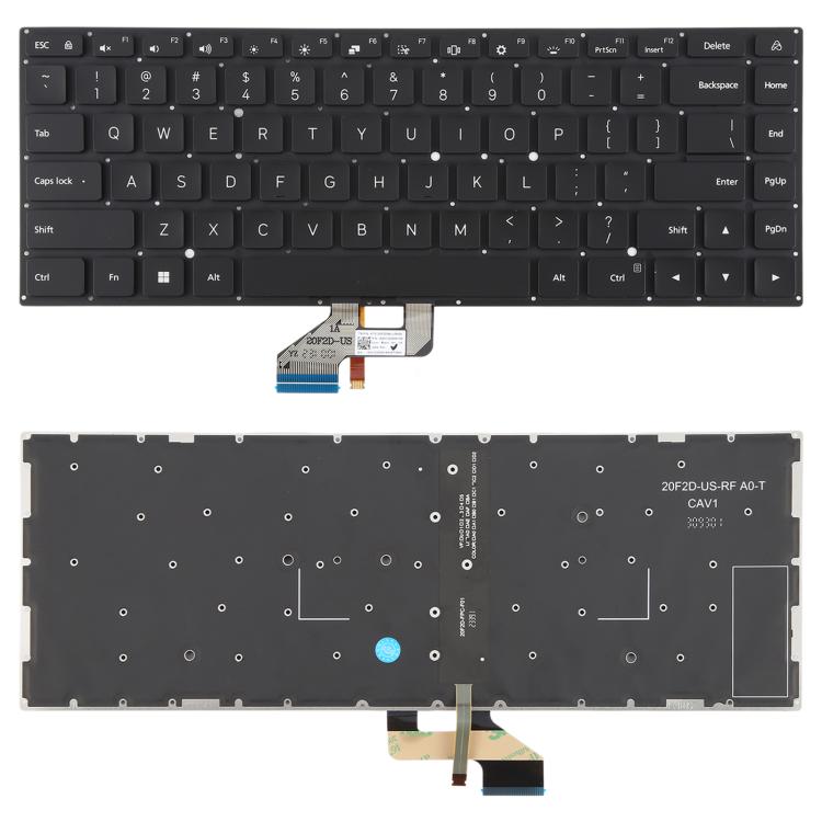 US Version Backlit Laptop Keyboard for Xiaomi Redmi Book 16 2024 2025 Z3725(Black) - free shipping - PMC TechLife - Order now!