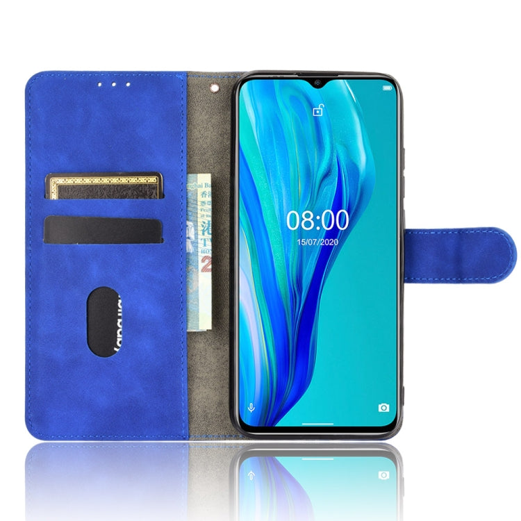 For Ulefone Note 9P Solid Color Skin Feel Magnetic Buckle Horizontal Flip Calf Texture PU Leather Case with Holder & Card Slots & Wallet(Blue) - Ulefone Cases by PMC Jewellery | Online Shopping South Africa | PMC Jewellery | Buy Now Pay Later Mobicred