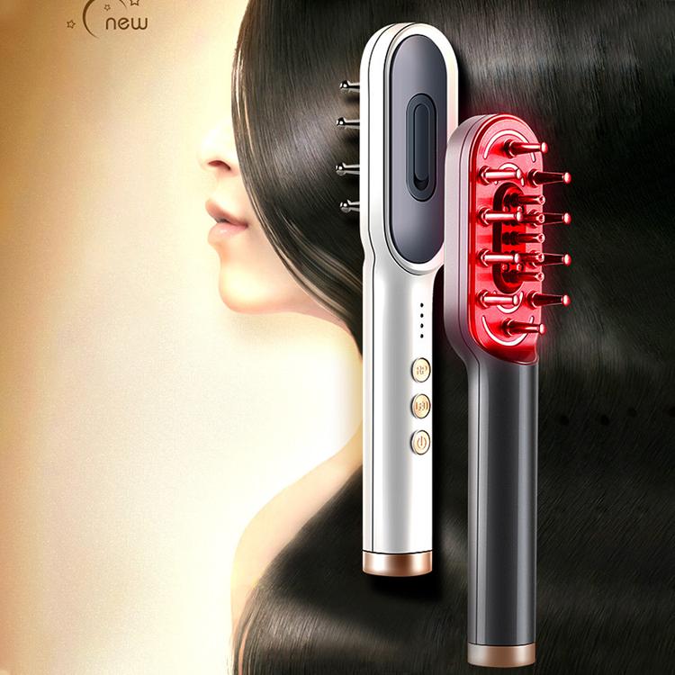 K-SKIN KD3806 EMS Micro-current IPL Hair Care Massage Comb(White) - free shipping - PMC TechLife - Order now!