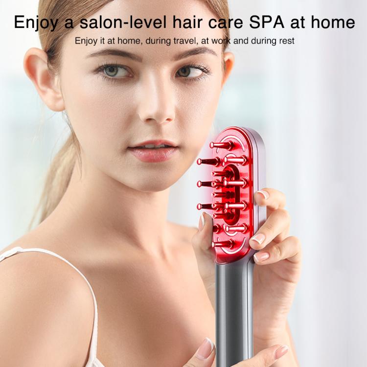 K-SKIN KD3806 EMS Micro-current IPL Hair Care Massage Comb(Grey) - free shipping - PMC TechLife - Order now!