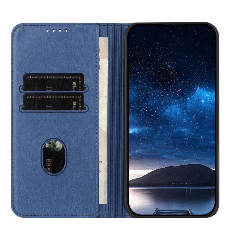For iPhone 17 Air Strong Magnetic Frosted Flip Leather Phone Case(Royal Blue) - free shipping - PMc TechLife - Order now!