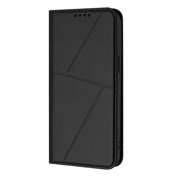 For iPhone 17 Air Strong Magnetic Frosted Flip Leather Phone Case(Black) - free shipping - PMc TechLife - Order now!
