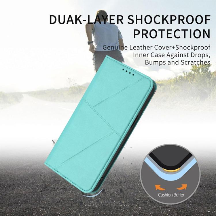 For iPhone 17 Air Strong Magnetic Frosted Flip Leather Phone Case(Light Blue) - free shipping - PMc TechLife - Order now!