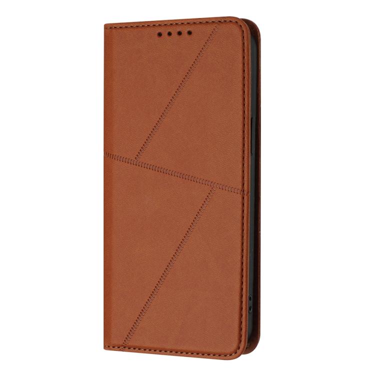 For iPhone 17 Pro Strong Magnetic Frosted Flip Leather Phone Case(Coffee Color) - free shipping - PMc TechLife - Order now!