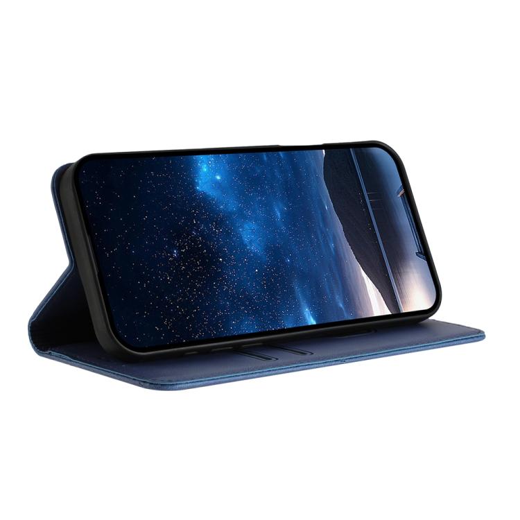 For iPhone 17 Pro Max Strong Magnetic Frosted Flip Leather Phone Case(Royal Blue) - free shipping - PMc TechLife - Order now!