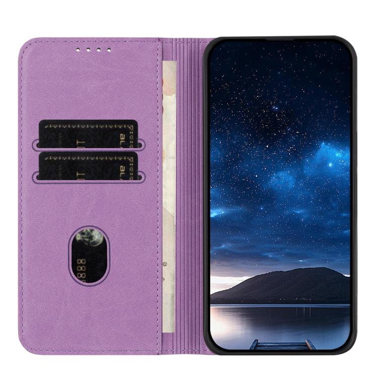 For iPhone 17 Pro Max Strong Magnetic Frosted Flip Leather Phone Case(Light Purple) - free shipping - PMc TechLife - Order now!