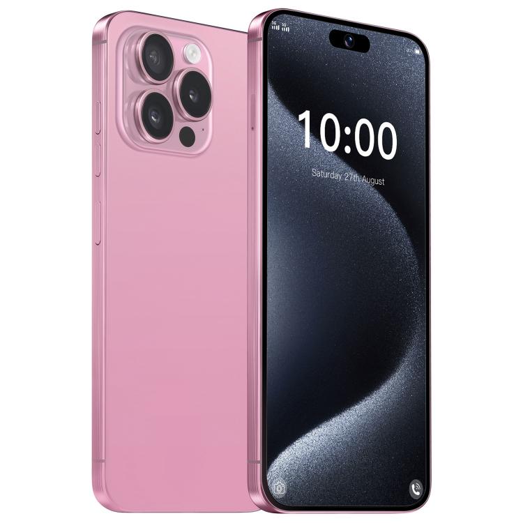 I16 Pro Max / VD1, 3GB+32GB, 6.8 inch Android 10 MTK6753 Octa Core, Network: 4G, Dual SIM, Plug:EU Plug(Pink) - free shipping - PMc TechLife - Order now!