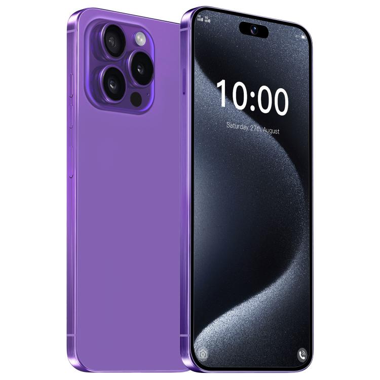 I16 Pro Max / VD1, 3GB+32GB, 6.8 inch Android 10 MTK6753 Octa Core, Network: 4G, Dual SIM, Plug:US Plug(Purple) - free shipping - PMc TechLife - Order now!