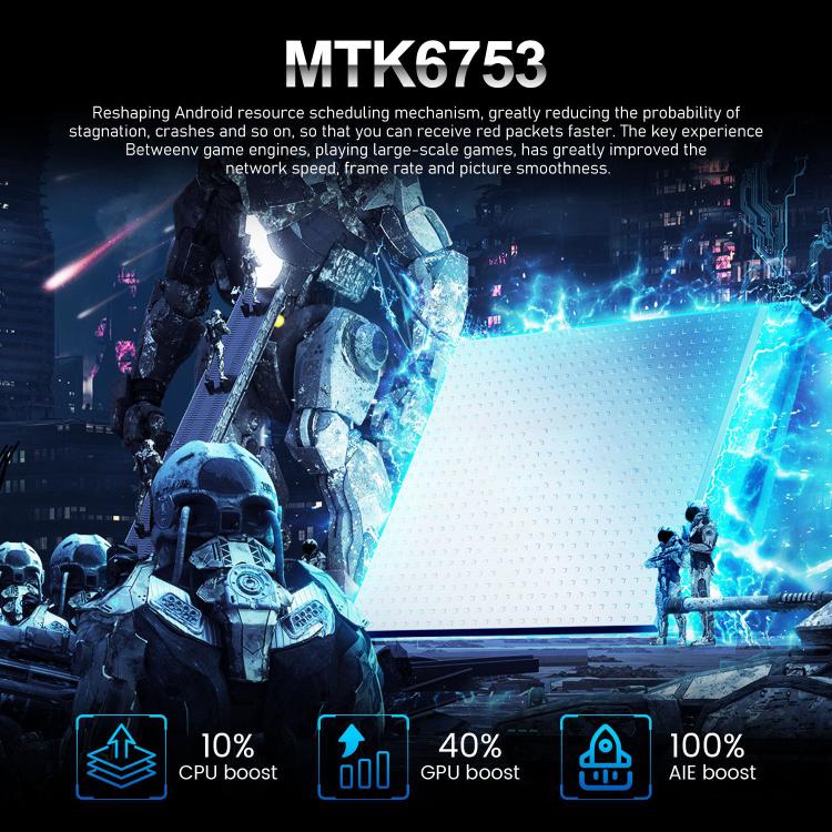 I16 Pro Max / VD1, 3GB+32GB, 6.8 inch Android 10 MTK6753 Octa Core, Network: 4G, Dual SIM, Plug:EU Plug(Grey) - free shipping - PMc TechLife - Order now!