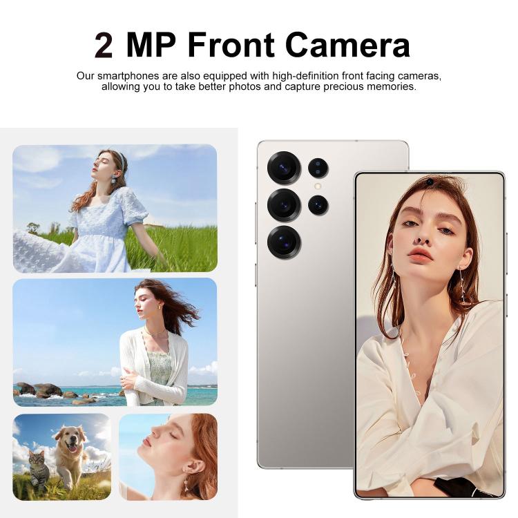 S25 Ultra / S11, 4GB+64GB, 6.75 inch Android 12 MTK6762 Octa Core, Network: 4G, Dual SIM, Plug:US Plug(White) - free shipping - PMc TechLife - Order now!