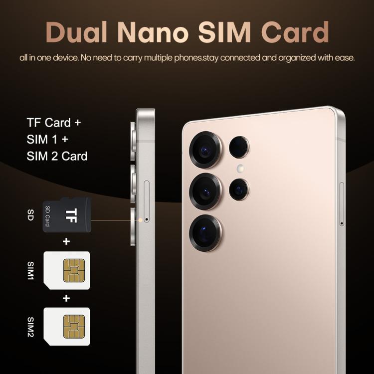 S25 Ultra / B9, 2GB+16GB, 6.75 inch Android 8.1 MTK6739 Quad Core, Network: 4G, Dual SIM, Plug:US Plug(Titanium Silver Blue) - free shipping - PMc TechLife - Order now!