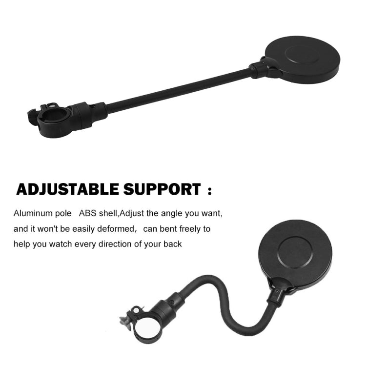 Pair Mountain Bike / Electric Motorcycle Multifunctional Adjustable Handlebar Rearview Mirror - Side Mirrors by PMC Jewellery | Online Shopping South Africa | PMC Jewellery | Buy Now Pay Later Mobicred