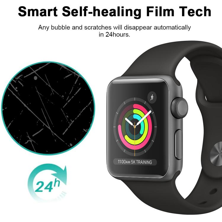 For Apple Watch Series 3&2&1 38mm 5pcs xDfind Soft Hydrogel Film Full Cover Front Protector - free shipping - PMc TechLife - Order now!
