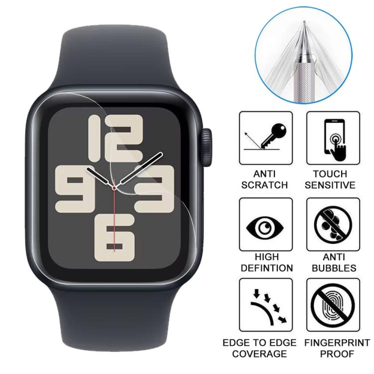 For Apple Watch Series 6&SE&5&4 44mm 5pcs xDfind Soft Hydrogel Film Full Cover Front Protector - free shipping - PMc TechLife - Order now!