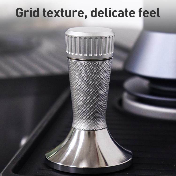 58.3mm Mesh Texture with Needle Coffee Powder Pressing Hammer Stainless Steel Cloth Powder(Black) - free shipping - PMC TechLife - Order now!