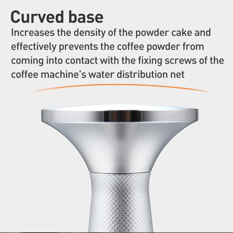 58.3mm Mesh Texture Coffee Powder Pressing Hammer Stainless Steel Cloth Powder(Black) - free shipping - PMC TechLife - Order now!