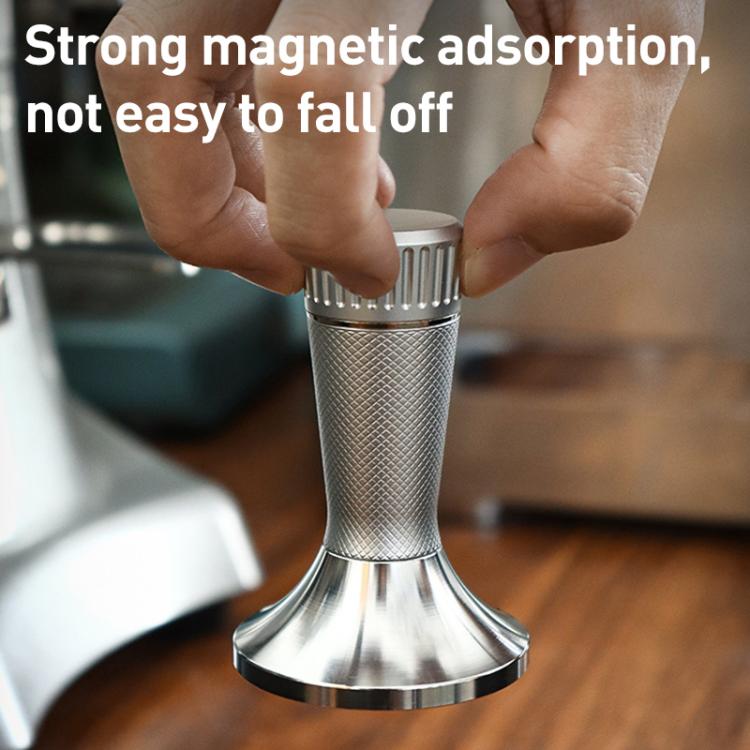 58.3mm Mesh Texture with Needle Coffee Powder Pressing Hammer Stainless Steel Cloth Powder(Black) - free shipping - PMC TechLife - Order now!