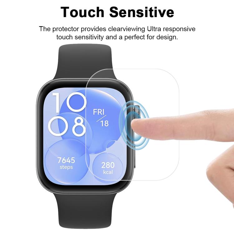 For Huawei Watch Fit 3 5pcs xDfind Soft Hydrogel Film Full Cover Front Protector - free shipping - PMc TechLife - Order now!