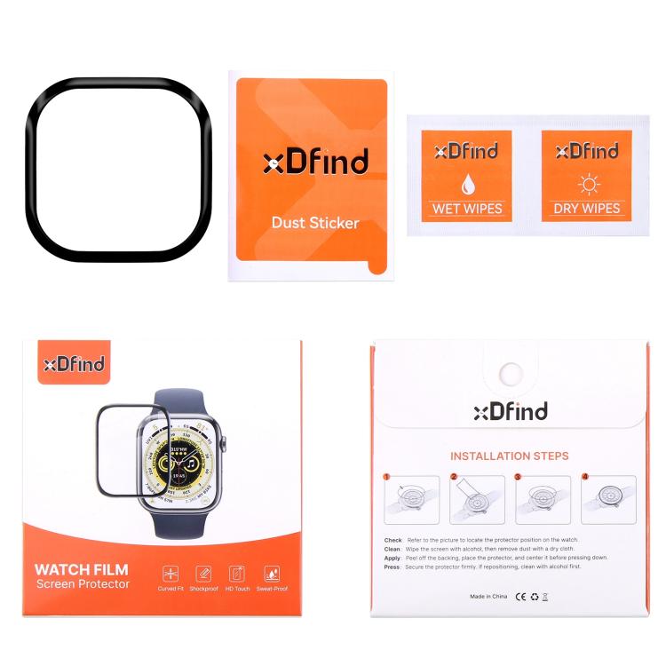 For Fitbit Versa 3 2pcs xDfind Curved 3D Composite Material Soft Film Screen Protector - free shipping - PMc TechLife - Order now!