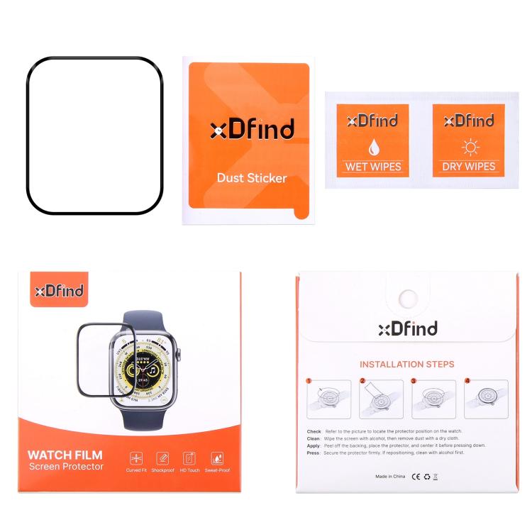 For Xiaomi Redmi Watch 1 2pcs xDfind Curved 3D Composite Material Soft Film Screen Protector - free shipping - PMc TechLife - Order now!
