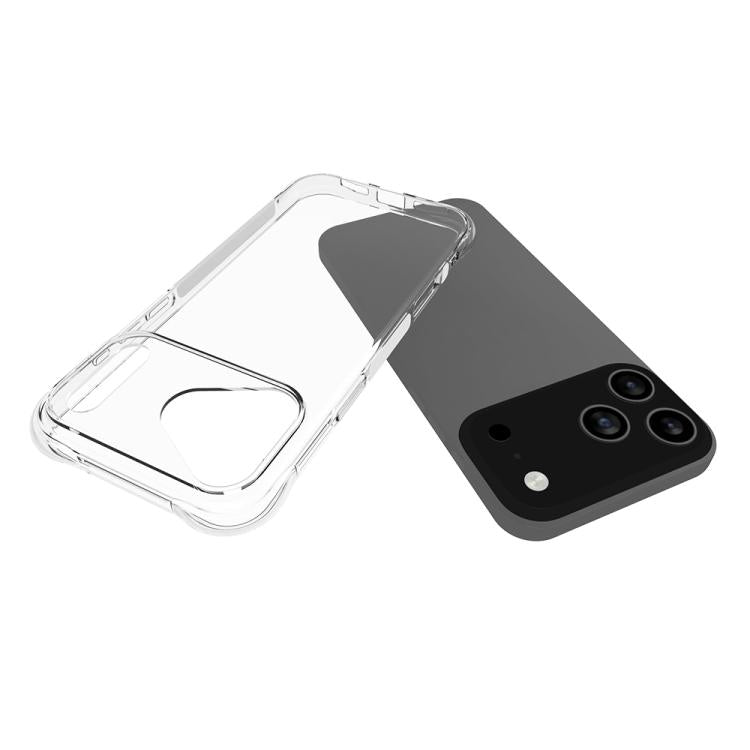 For iPhone 17 Pro Max Big Hole Shockproof Non-slip Thickening TPU Phone Case(Transparent) - free shipping - PMc TechLife - Order now!
