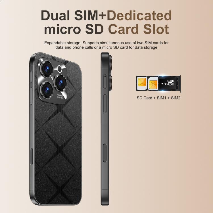 A16 Pro Max / PDA89-B, 4GB+64GB, 6.58 inch Android 10 MTK6739 Quad Core, Network: 4G, OTG, Dual SIM, Plug:AU Plug(White) - free shipping - PMc TechLife - Order now!