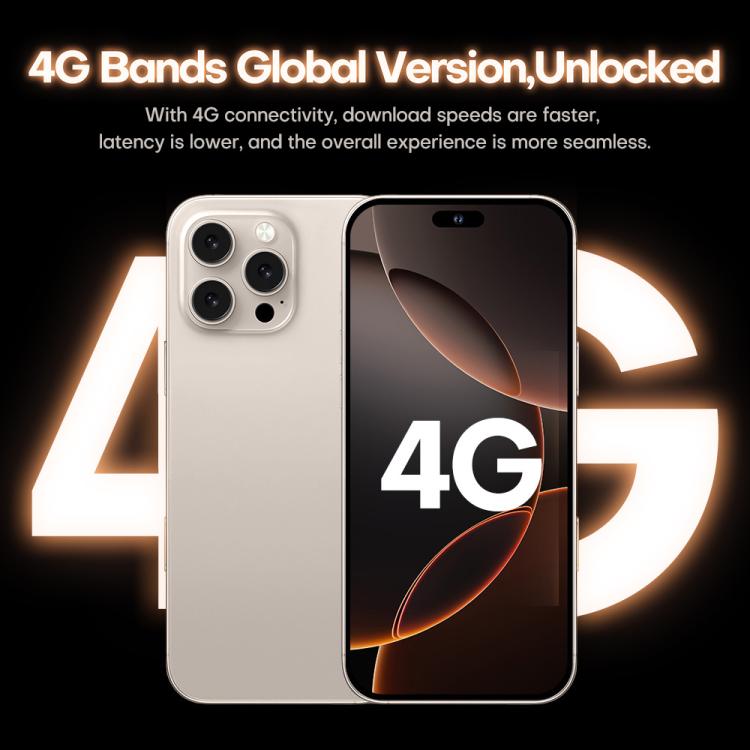 I16 Pro Max / PDQ6, 4GB+64GB, 6.58 inch Android 10 MTK6739 Quad Core, Network: 4G, Dual SIM, Plug:AU Plug(Black) - free shipping - PMc TechLife - Order now!