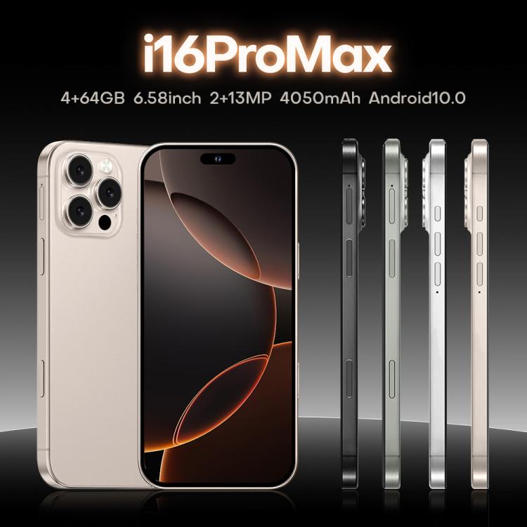 I16 Pro Max / PDQ6, 4GB+64GB, 6.58 inch Android 10 MTK6739 Quad Core, Network: 4G, Dual SIM, Plug:AU Plug(Black) - free shipping - PMc TechLife - Order now!
