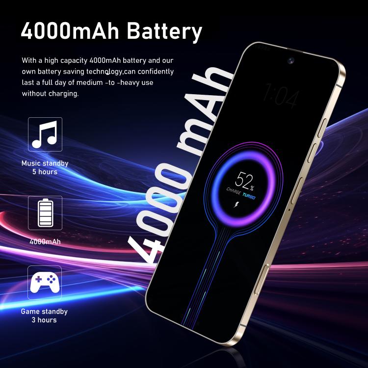 I16 Pro Max / RAi3, 3GB+64GB, 6.56 inch Android 10 MTK6739 Quad Core, Network: 4G, Dual SIM, Plug:UK Plug(Gold) - free shipping - PMc TechLife - Order now!