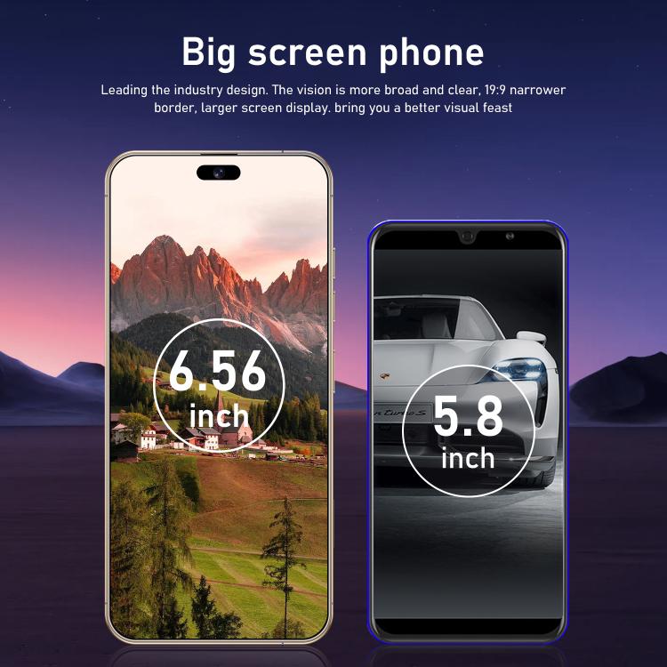 I16 Pro Max / RAi3, 3GB+64GB, 6.56 inch Android 10 MTK6739 Quad Core, Network: 4G, Dual SIM, Plug:EU Plug(Gold) - free shipping - PMc TechLife - Order now!