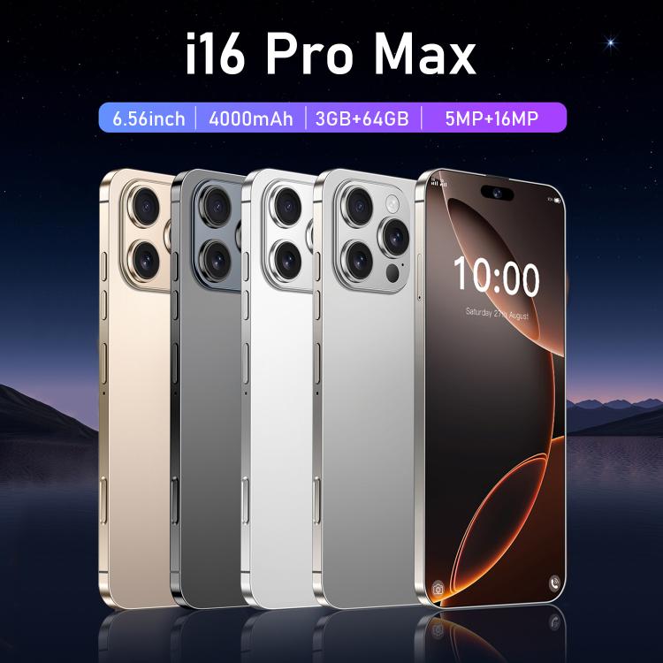 I16 Pro Max / RAi3, 3GB+64GB, 6.56 inch Android 10 MTK6739 Quad Core, Network: 4G, Dual SIM, Plug:AU Plug(Gold) - free shipping - PMc TechLife - Order now!