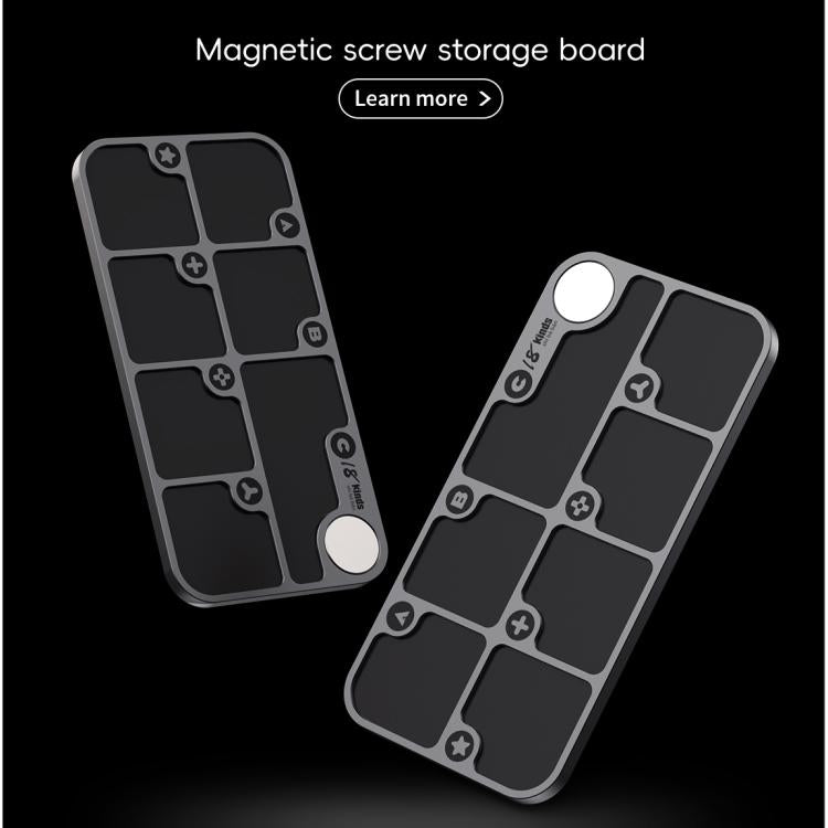18 Kinds 7-Zone Alloy Magnetic Combination Screw Storage Pad - free shipping - PMC TechLife - Order now!