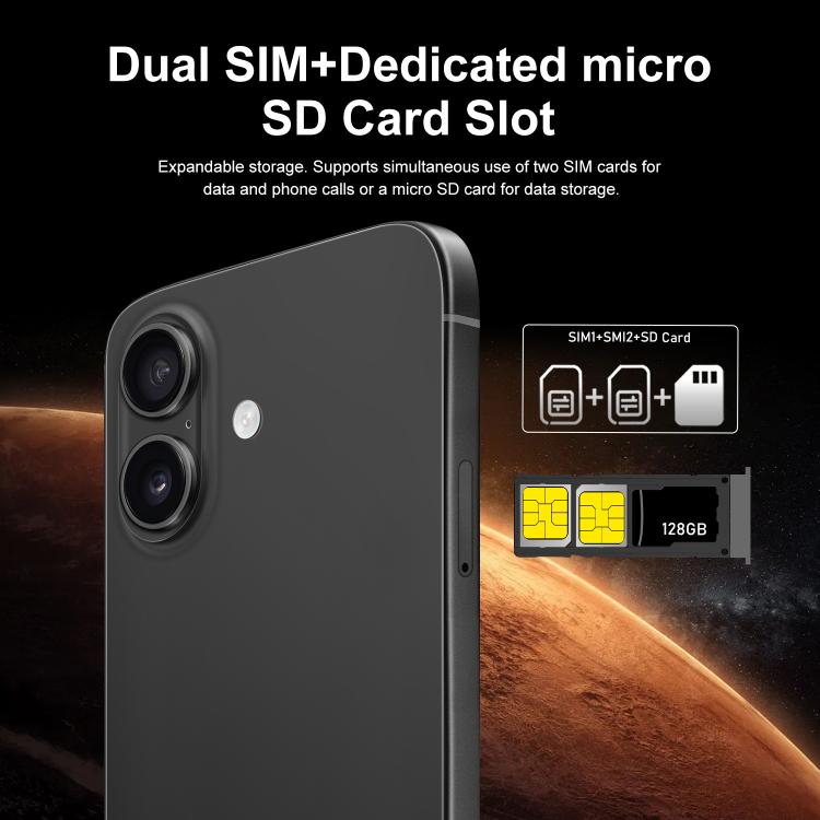 I16 Plus / RAi5, 3GB+64GB, 6.56 inch Android 10 MTK6739 Quad Core, Network: 4G, Dual SIM, Plug:AU Plug(White) - free shipping - PMc TechLife - Order now!